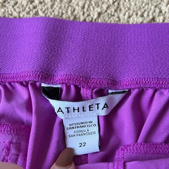 Athleta Vienna Slim Pant Jazzy Purple Straight Leg - Picture 5 of 9